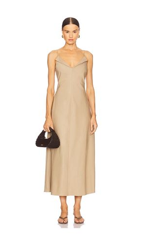 Revers Dress in Beige. - size L (also in M, S, XL, XS) - Rue Sophie - Modalova
