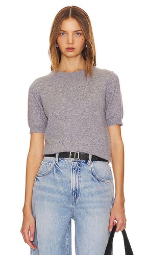 Adele Short Sleeve Sweater in Grey. - size L (also in M, S, XL, XS) - Rue Sophie - Modalova