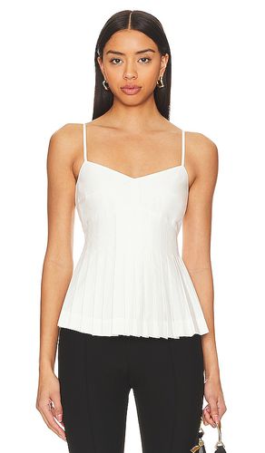 Alma Pleated Top in White. - size L (also in M, S) - Rue Sophie - Modalova