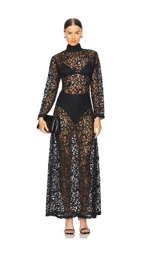 Turtleneck Maxi Dress in Black. - size L (also in M, S) - SWF - Modalova