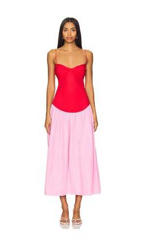 Vestido drop waist en color talla L en - Red. Talla L (también en M, S) - SWF - Modalova