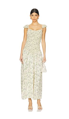Cap Sleeve Mottled Max Dress in Cream,Green. - size M (also in S, XS) - SWF - Modalova