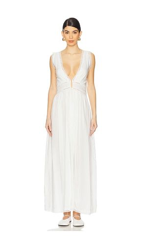 Pinafore Maxi Dress in White. - size L (also in M, XL) - SWF - Modalova