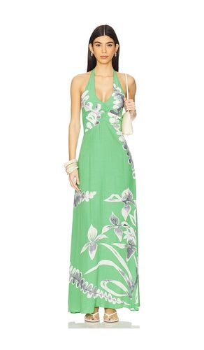 Wist Front Maxi Dress in Green. - size L (also in M, S, XS) - SWF - Modalova