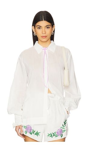 Ribbon Boland Shirt in White. - size L (also in M) - SWF - Modalova
