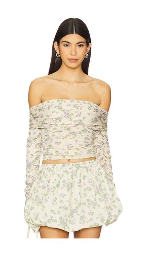 Off Shoulder Wrap Top in Cream,Green. - size S (also in XS) - SWF - Modalova