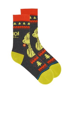 Grinch Sweater Crew Socks in . Taglia L. Also in M - Stance - Modalova