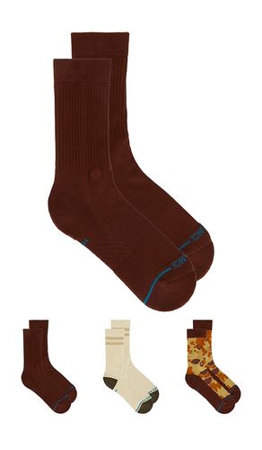 Camo Crew 3 Pack Socks in ,Beige. - size L (also in M) - Stance - Modalova