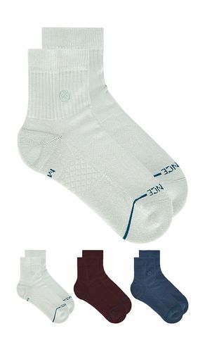 Icon Quarter 3 Pack Socks in . Taglia M. Also in L - Stance - Modalova