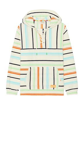 Towelling Striped Hoodie in Cream,Green. - size L (also in M, S, XL/1X) - Scotch & Soda - Modalova