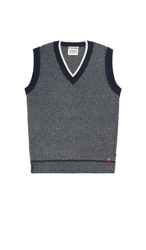 V Neck Special Stitch Vest in Grey. - size L (also in M, S) - Scotch & Soda - Modalova