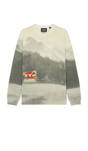 Printed Dropped Shoulder Sweater in Beige. - size L (also in S, XL/1X) - Scotch & Soda - Modalova