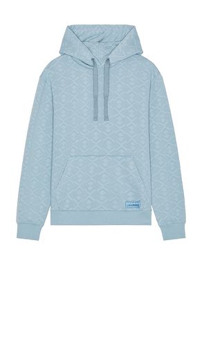 Jacquard Terry Hoodie in Baby Blue. - size L (also in M, S, XL/1X) - Scotch & Soda - Modalova