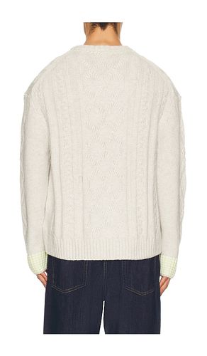 V-Neck Chunky Cable Loose Fit Pullover in . Size S. Also in XL/1X - Scotch & Soda - Modalova