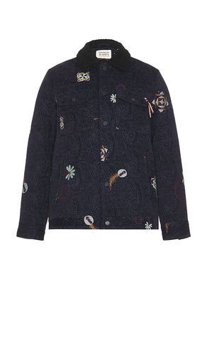 Swirl Poetry Jacquard Trucker Jacket in . Size M, S - Scotch & Soda - Modalova