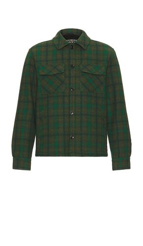 Teddy Lined Checked Overshirt in Green. - size L (also in M, S, XL/1X) - Scotch & Soda - Modalova