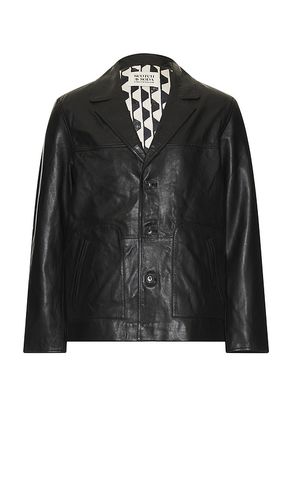 Chaqueta blazer leather en color talla L en - Black. Talla L (también en M, S, XL/1X) - Scotch & Soda - Modalova