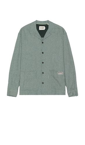 Relaxed fit structured overshirt en color verde salvia talla L en - Sage. Talla L (también en M, S, XL/1X) - Scotch & Soda - Modalova