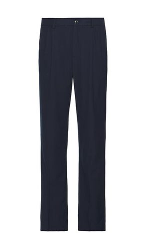 Relaxed straight fit pleated chino en color azul marino talla 30 en - Navy. Talla 30 (también en 32, 36) - Scotch & Soda - Modalova