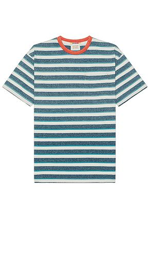 Camiseta en color azul talla L en & Harbour Teal Multicolor Stripe - Blue. Talla L (también en M, S, XL/1X) - Scotch & Soda - Modalova