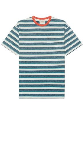 Yar Dye Stripe Pocket Tee in Blue. - size L (also in M, S, XL/1X) - Scotch & Soda - Modalova