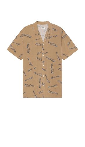 Camp Collar Shirt in Brown. - size L (also in M) - Scotch & Soda - Modalova