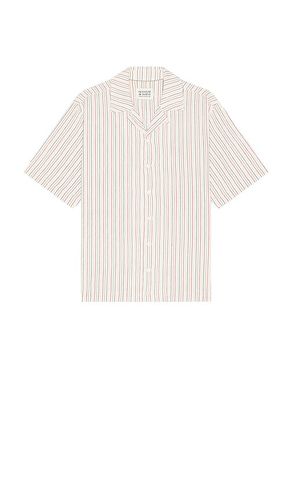 Relaxed Seersucker Stripe Shirt in Cream. - size L (also in M, S, XL/1X) - Scotch & Soda - Modalova