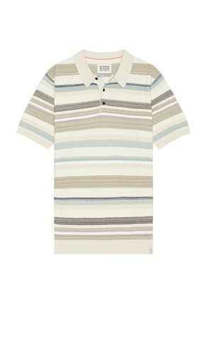 Structured Knitted Polo in Cream. - size L (also in S) - Scotch & Soda - Modalova