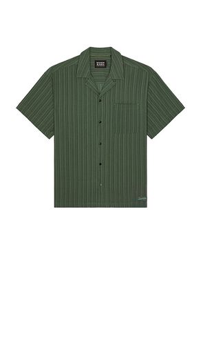 Striped Short Sleeved Shirt in Dark Green. - size L (also in M, S) - Scotch & Soda - Modalova