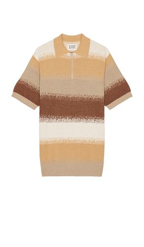 Knitted Degrade Polo in Taupe. - size L (also in M, S, XL/1X) - Scotch & Soda - Modalova