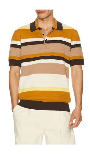 Structured Striped Knitted Polo in . Size M. Also in S - Scotch & Soda - Modalova