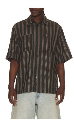 Structured Stripe Relaxed Fit Short Sleeve Shirt in . Size M. Also in S, XL/1X - Scotch & Soda - Modalova