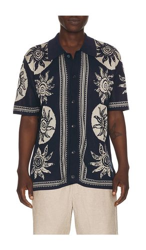 Knitted Jacquard Short Sleeve Shirt in . Size S. Also in M - Scotch & Soda - Modalova