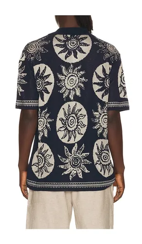 Knitted Jacquard Short Sleeve Shirt in . Taglia M. Also in S - Scotch & Soda - Modalova