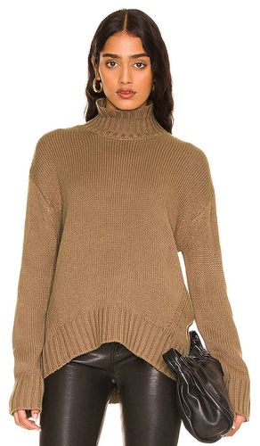 Sola Faux Cashmere Turtleneck in Brown. - size M (also in S, XS) - Stitches & Stripes - Modalova