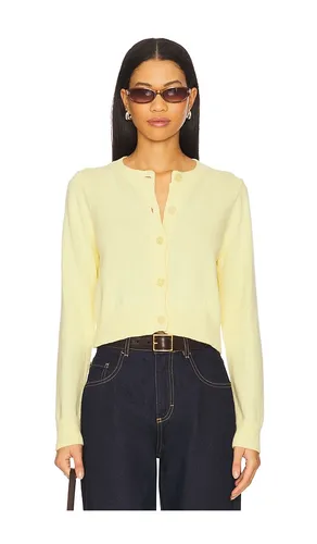 Aubrey Cardigan in Lemon. - size L (also in S) - Stitches & Stripes - Modalova
