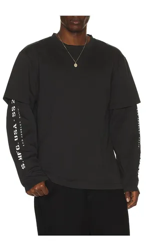 S26 Double Layered Long Sleeve Relaxed Tee in . Size S. Also in XL/1X - Stampd - Modalova