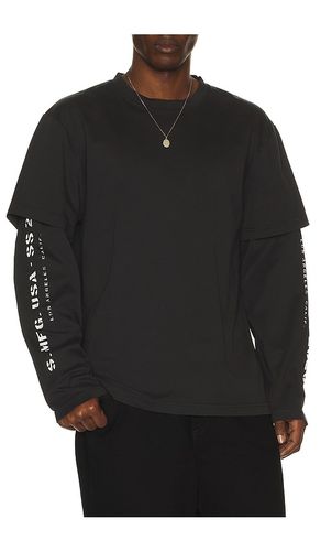 S26 Double Layered Long Sleeve Relaxed Tee in . Taglia S. Also in XL/1X - Stampd - Modalova