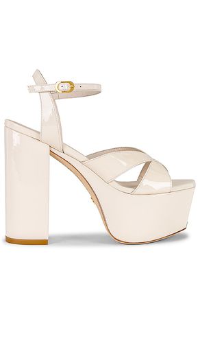 Miami Squarehigh 140 Platform Sandal in Ivory. - size 10 (also in 9.5) - Stuart Weitzman - Modalova