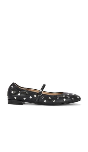 Zapatillas de ballet claris stud en color talla 10 en - Black. Talla 10 (también en 6, 6.5, 7, 7.5, 8, 8.5 - Stuart Weitzman - Modalova