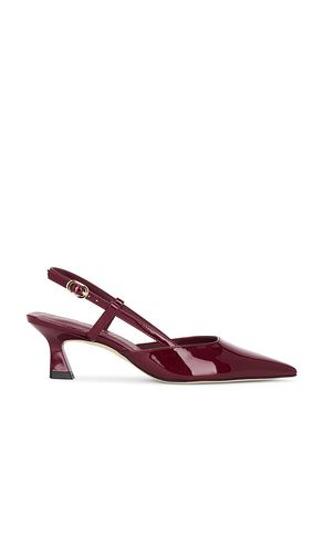 Talón descubierto vinnie 50 en color burgundy talla 10 en - Burgundy. Talla 10 (también en 6.5, 8.5, 9) - Stuart Weitzman - Modalova