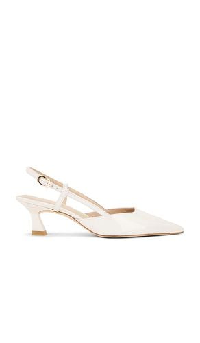 Talón descubierto vinnie 50 en color talla 6 en - Cream. Talla 6 (también en 6.5, 7, 7.5, 8.5, 9) - Stuart Weitzman - Modalova