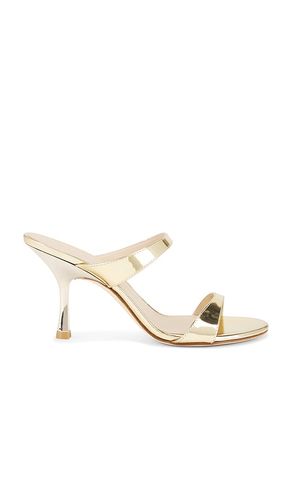 Nudist 85 Slide in Metallic Gold. - size 10 (also in 6, 6.5, 7, 7.5, 8, 8.5, 9, 9.5) - Stuart Weitzman - Modalova