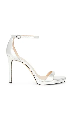 Nudist Platform Sandal in Metallic . - size 10 (also in 8, 8.5) - Stuart Weitzman - Modalova