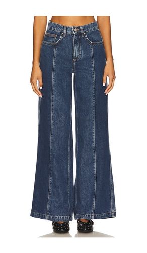 Two Tone Bay Wide Leg Jeans in Blue. - size 24 (also in 25, 26, 27, 28, 29, 30, 31, 32, 34) - Seventy + Mochi - Modalova