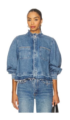 Ziggy Cropped Jacket in Blue. - size M (also in XL, XS, XXS) - Seventy + Mochi - Modalova