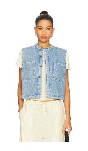 Quilted Pablo Waistcoat in Blue. - size L (also in M, S, XL, XS) - Seventy + Mochi - Modalova