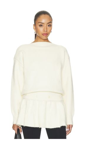 Jersey peplum corinth en color talla L (también en M, S) - Source Unknown - Modalova