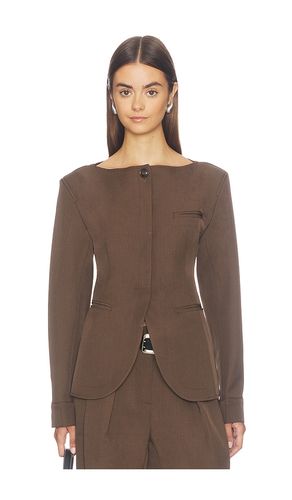 Blazer con cinturón signature line matteo en color marrón talla L (también en M, S) - Source Unknown - Modalova