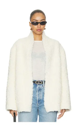 Manuela Shawl-collar Shearling Jacket in . - size S (also in M) - Source Unknown - Modalova
